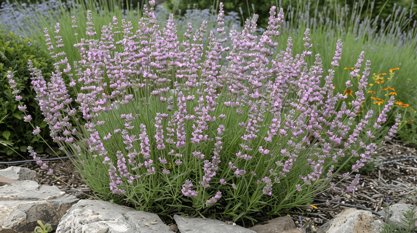 An example of a dwarf lavender variety